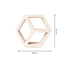Cobogó Cerâmico 22x26cm Branco Cubo Colibri Móveis