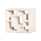 Cobogó Cerâmico 25x25cm Branco Colibri Móveis