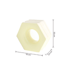 Cobogó Cerâmico Esmaltado 13x16cm Giallo Chiaro Favo Elemento V