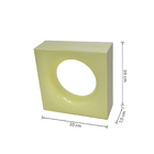 Cobogó Cerâmico Esmaltado 20x20cm Giallo Chiaro Sphera Elemento V