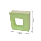 Cobogó Cerâmico Esmaltado 20x20cm Muschio Quadratto Elemento V