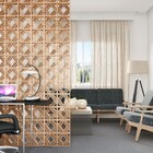 Cobogó Cerâmico Natural 25x25cm Terracota Macramê Essenza