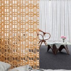 Cobogó Cerâmico Natural 25x25cm Terracota Festonê Essenza