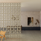 Cobogó Cerâmico Natural 30x30cm Griggio Floral Essenza