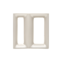 Cobogó Cerâmico Natural 30x30x8cm Offwhite Vertz Essenza Cerâmicas