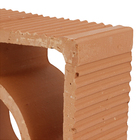 Elemento Vazado Cobogó Cerâmico Odara Argila 20x20x8cm StonePlus