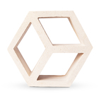 Elemento Vazado Cobogó Cubo 26x22x8,5cm Branco Colibri