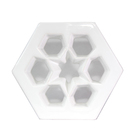 Elemento Vazado Cobogó Esmaltado Musharabi 25x29x7,5 Branco Cerâmica Martins