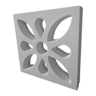 COBOGÓ FLORAL DP 39X39X9CM BCO STONE