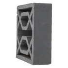 Elemento Vazado Cobogó Natural Broche Black 25x25x8,5cm Essenza