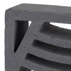 Elemento Vazado Cobogó Natural Festonê Black 25x25x8,5cm Artens