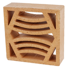 Cobogó Natural Festonê Palha 25x25x8,5cm Artens