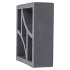 Elemento Vazado Cobogó Natural Idunna Black 25x25x8,5cm Essenza