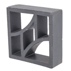 Elemento Vazado Cobogó Natural Idunna Black 25x25x8,5cm Essenza