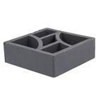 Elemento Vazado Cobogó Natural Idunna Black 25x25x8,5cm Essenza