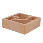 Elemento Vazado Cobogó Natural Idunna Palha 25x25x8,5cm Essenza