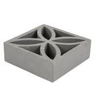 Cobogó Natural Macramê Duplo Black 25x25x8,5cm Artens