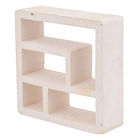 Elemento Vazado Cobogó Natural Rota Branco 25x25x8,5cm Essenza