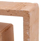 Elemento Vazado Cobogó Natural Rota Palha 25x25x8,5cm Essenza