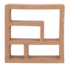 Elemento Vazado Cobogó Natural Rota Palha 25x25x8,5cm Essenza