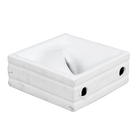 Cobogó Pétala Branco Acetinado 19x19x8cm Artens