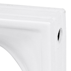 Cobogó Pétala Branco Acetinado 19x19x8cm Artens