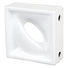 Cobogó Pétala Branco Acetinado 19x19x8cm Artens