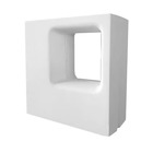 COBOGÓ QUADRI 19X19X8CM BCO STONE