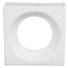 Cobogó Solar Branco Acetinado 19x19x8cm Artens