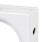 Cobogó Solar Branco Acetinado 19x19x8cm Artens