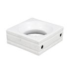 Cobogó Solar Branco Acetinado 19x19x8cm Artens