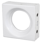 Cobogó Solar Branco Acetinado 19x19x8cm Artens