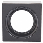 Cobogó Solar Preto Acetinado 19x19x8cm Artens