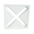 Elemento Vazado Cobogó Xeng  Branco 39x39x10cm Stone Plus