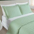 Cobre Leito 200 Fios Casal Padrão 03 Peças Verde
