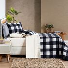 Cobre Leito 200 Fios Dolce Vita Casal 03 Peças - Preto