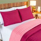 Cobre Leito 200 Fios Dupla Face Casal Colors 03pink / Rosa