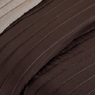 Cobre Leito 200 Fios Dupla Face Queen Colors 03 Peças - Marro