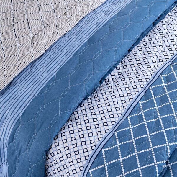 Cobre Leito 200 Fios Dupla Face Solteiro Chicago 02 Peças - C