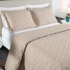 Cobre Leito 200 Fios Queen 03 Peças Cáqui