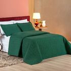Cobre Leito 200 Fios Queen Allure 03 Peças - Esmeralda