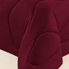 Cobre Leito 3pçs Casal Queen Dupla Face Malha Gel Vinho Casen