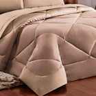 Cobre Leito 6 Peças Cama Casal Queen Dupla Face Casen Bege