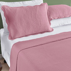 Cobre Leito Ally Original King Dupla Face Barato - Rosê - 100