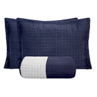 Cobre Leito Azul Marinho Solteiro Dupla Face 1,75m X 2,45m -