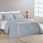 Cobre Leito Bliss Solteiro 02 Peças - Cinza