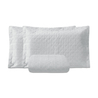 Cobre Leito Branco 100% Algodão Queen Size 200 Fios 3 Peças