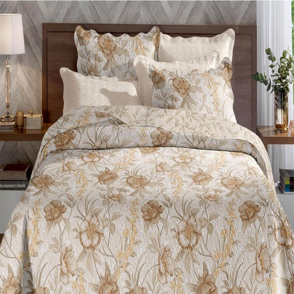 Cobre Leito Buettner Casal Microfibra Renove 3 Pçs Lizandra P