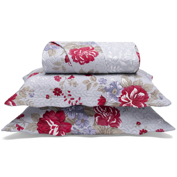 Cobre Leito Buettner Casal Microfibra Renove Damaris 3 Peças