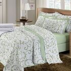 Cobre Leito Buettner Queen Percal 200 Fios Reffinata 3 Peças